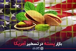 بازار پسته در تسخیر آمریکا