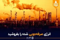 انرژی صرفه جویی شده را بفروشید