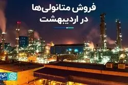 فروش متانولی‌ها در اردیبهشت
