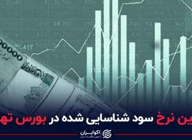 آخرین نرخ سود شناسایی شده در بورس تهران