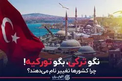 نگو ترکی، بگو تورکیه!؛تغییر املای یک کشور