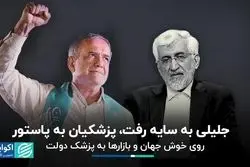 پزشکیان به پاستور رفت، جلیلی به سایه/ روی خوش جهان و بازارها به پزشک دولت