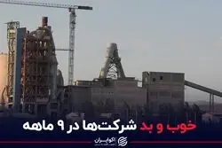 خوب و بد شرکت‌ها در ۹ ماهه