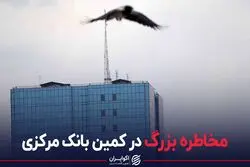 مخاطره‌ بزرگ در کمین بانک مرکزی
