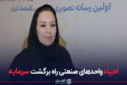 احیاء واحدهای صنعتی راه برگشت سرمایه