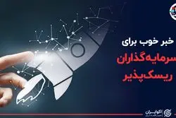 خبر خوب برای سرمایه‌گذاران ریسک‌پذیر