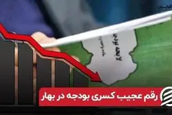 رقم عجیب کسری بودجه در بهار