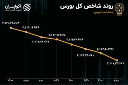 بورس در هراس و تلاطم 