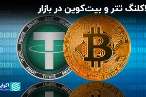 الاکلنگ تتر و بیت‌کوین در بازار