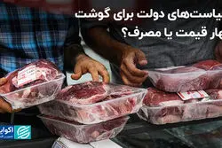 سیاست‌های دولت برای گوشت؛ مهار قیمت یا مصرف ؟ 