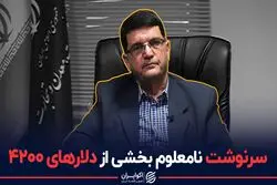 سرنوشت نامعلوم بخشی از دلارهای 4200