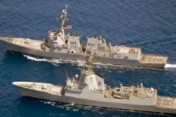 ورود کشتی‌های جنگی آمریکایی و انگلیسی به تنگه تایوان؛ ارتش چین در حالت آماده باش 