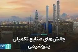 چالش‌های صنایع تکمیلی پتروشیمی