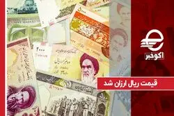 قیمت ریال ارزان شد