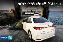ارز خارج‌نشینان برای واردات خودرو