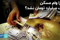 چرا وام مسکن یک میلیارد تومان نشد؟