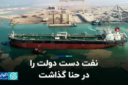 نفت دست دولت را در حنا گذاشت