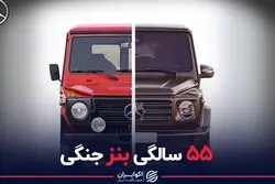 ۵۵ سالگی بنز جنگی