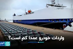 واردات خودرو عمدا کم است؟ 