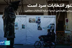 تنور انتخابات سرد است/ بررسی نظرسنجی ایسپا درباره انتخابات مجلس