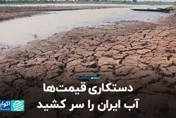 دستکاری قیمت ها آب ایران را سر کشید  