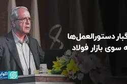 رگبار دستورالعمل‌‌ها به سوی بازار فولاد