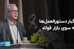 رگبار دستورالعمل‌‌ها به سوی بازار فولاد