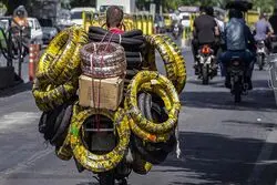 حمل بار با موتورسیکلت ممنوع شد