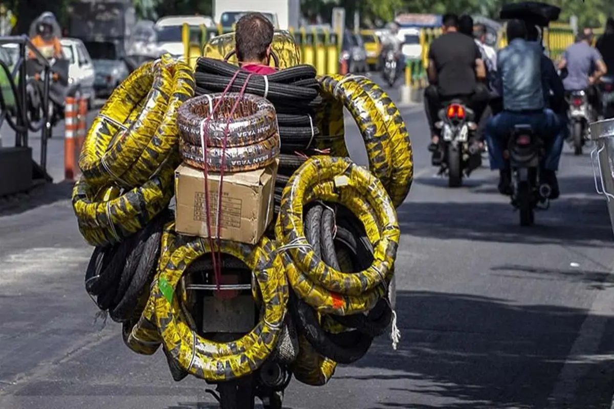 حمل بار با موتورسیکلت ممنوع شد