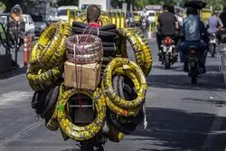 حمل بار با موتورسیکلت ممنوع شد