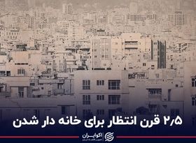  2/5 قرن انتظار برای خانه‌دار شدن