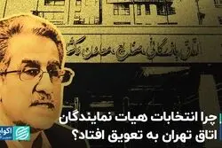 چرا انتخابات هیات نمایندگان اتاق تهران به تعویق افتاد؟