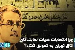 چرا انتخابات هیات نمایندگان اتاق تهران به تعویق افتاد؟