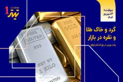 گرد و خاک طلا و نقره در بازار