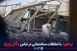 برخورد با تخلفات ساختمانی در لباس یگان ویژه 