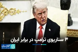 3 سناریوی ترامپ در برابر ایران