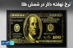 نرخ نهفته دلار در شمش طلا