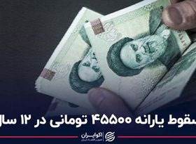 سقوط یارانه 45500 تومانی در 12 سال