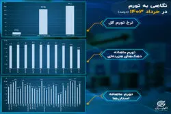 تورم در سالی که گذشت/ خرداد؛ تورم ماهانه نسبت به اردیبهشت ثابت ماند