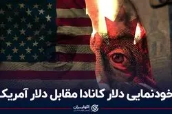خودنمایی دلار کانادا مقابل دلار آمریکا