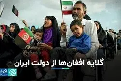 گلایه افغان‌ها از دولت ایران