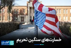 خسارت‌های سنگین تحریم