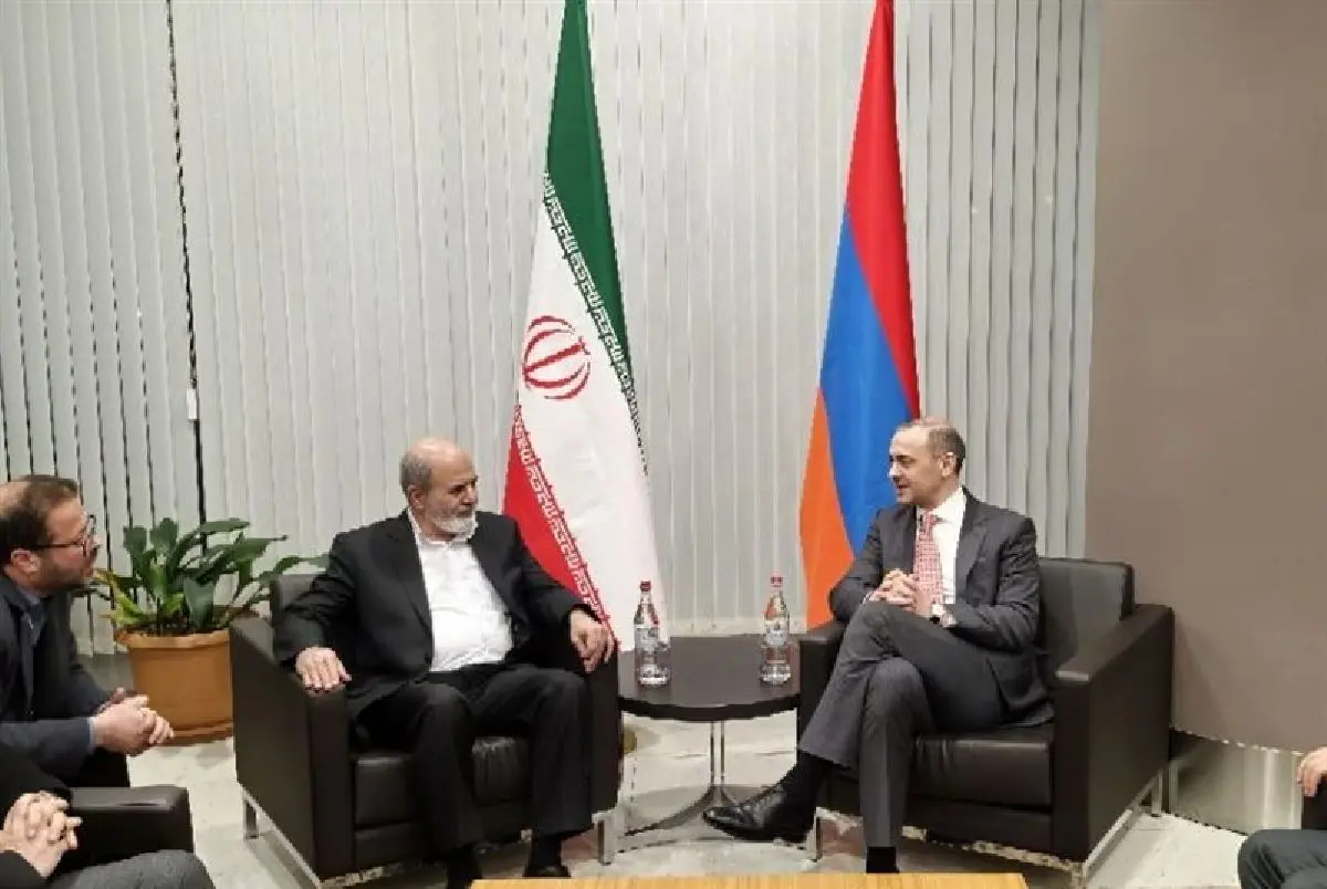 دیدار دبیر شورای عالی امنیت ملی ایران با همتای ارمنی