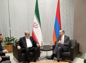دیدار دبیر شورای عالی امنیت ملی ایران با همتای ارمنی