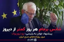 شانس برجام هر روز کمتر از دیروز / پیشنهاد جوان به رئیسی: نرو نیوریوک