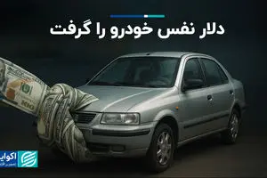دلار نفس خودرو را گرفت