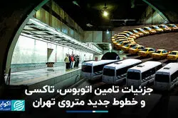 جزئیات تامین اتوبوس، تاکسی و خطوط جدید متروی تهران