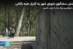 واکنش سخنگوی شورای شهر به کارزار علیه زاکانی: نمی‌خواهیم پارک‌ها را خراب کنیم