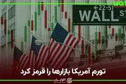 تورم آمریکا بازارها را قرمز کرد