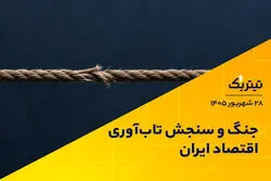 جنگ و سنجش تاب‌آوری اقتصاد ایران | پادکست تیتر یک
